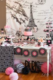 Paris themed baby shower decorations. Gold Paris Theme Baby Shower Novocom Top