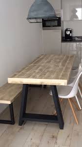 arth steigerhout woodville tafel eetkamer idee bar tafel