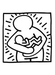 Coloring pages for children : Kids N Fun Com 12 Coloring Pages Of Keith Haring