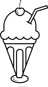 If a person eats half a cup, approximately the amount in th. Sundae Float Coloring Page Ice Cream Float Clipart Png Download Full Size Clipart 4882575 Pinclipart