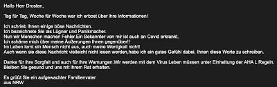 Juni 1972 in lingen im emsland) ist ein deutscher virologe. Christian Drosten On Twitter Gerade In Meiner Mail Ein Erstkontakt Mit Covid 19 Kann Die Uberzeugungsarbeit Leisten Die Alle Anderen Informationskanale Verfehlen Ich Hoffe Dennoch Auf Ein Zweites Praventionsparadox Fur Deutschland Https T Co