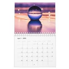 2 Page Small 2020 Lensball California Sunset Calendar Zazzle Com Sunset Calendar California Sunset Calendar