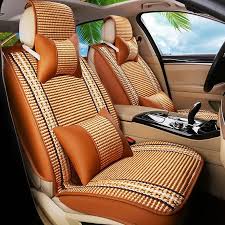 Universal Car Seat Cover Leather For Vw Passat Kia Ceed Lada Suzuki Grand Protector Car Seat Cushion Car Accesso Car Seat Cushion Car Seats Seat Cushion Covers
