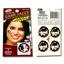 Please help by sharing the posts and inviting people to like our page. Fsu Florida State Seminoles Game Faces Waterless 4 Piece Tattoos 02013 12 Pack Turnovers Inc