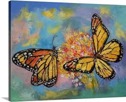 Monarch butterfly fine art gi rectangle magnet. Monarch Butterfly Wall Art Wayfair