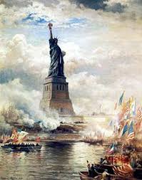 Die statue wurde 1886 auf liberty island wieder zusammengebaut, obwohl die fackel seit ihrer installation mehrmals neu gestaltet oder restauriert wurde. Freiheitsstatue Wikipedia