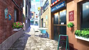 Coffee Street Visual Novel Background By Vui Huynh Anime Scenery Anime Background Episode Interactive Backgrounds