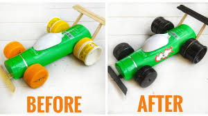 How To Make Race Car From Shampoo Bottle Mobil Balap Dari Botol Bekas Shampo Youtube