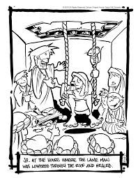 Jesus healing a lame man. Https Storage Snappages Site 3vj3zf Assets Files Gracefm Coloring Book2017 Full Pdf