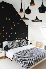 Two thumbs up for rich, elegant hues in the bedroom. Modern Black White And Gold Bedroom Ideas Trendecors
