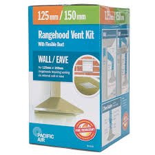 Pacific air 3m x 125mm aluminium foil flexible duct. Pacific Air 125 150mm Flexible Wall Or Eave Rangehood Ducting Kit Bunnings Australia