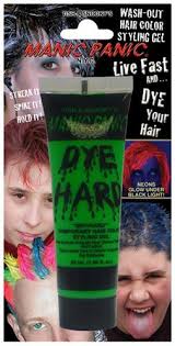 @eurekahasani did this to get her #acidgreen locks, and the #color will wash right out in the shower! Manic Panic Dye Hard Hair Color Styling Gel Buy Online In Andorra At Andorra Desertcart Com Productid 3564077