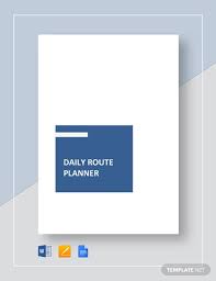 Maybe you would like to learn more about one of these? 4 Daily Route Planner Templates Free Sample Example Format Free Premium Templates