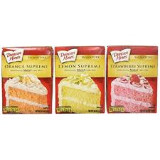 Combine and beat according to. Duncan Hines Signature Cake Mix Bundle Strawberry Supreme Orange Supreme Lemon Supreme 16 5oz Pack Of 3 Boxes By Duncan Hines Signature Walmart Com Walmart Com