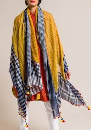 Black And White Checkered Scarf Meaning Pero Large Rumal Scarf In Yellow Floral Embroidered Clothes Japan Outfit Indian Scarf