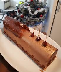 Buche Erable Poire Caramel Boulangerie Dessert Caramel