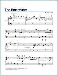 Preview the entertainer scott joplin easy piano grade 2 level with note names finger numbers and meanings of terms is available in 1 pages and compose for beginning difficulty. The Entertainer Joplin Free Printable Sheet Music For Piano Piano Sheet Music Free Sheet Music Piano Sheet