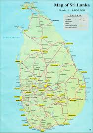Sri Lanka Road Map Distance Calculator
