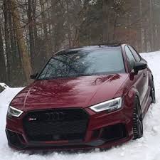Image May Contain Car And Outdoor Audi Rs3 Audi Motor Red Audi