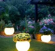 DIY Glow In The Dark Planters - Sweet and Simple Living