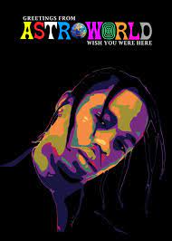 Travis Scott Astroworld Poster Art Print By Memories Poster Displate Travis Scott Art Travis Scott Wallpapers Poster Prints