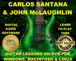 Details About Carlos Santana Guitar Tab Lesson Cd 320 Tabs 102 Bts Bonus John Mclaughlin