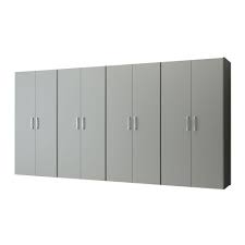 They allow you can create storage for large and bulky items. Flow Wall Jumbo Modular Wall Mounted Garage Cabinet Storage Set In Silver 4 Piece Fcs 72s Jc04s The Home Depot