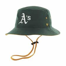 Oakland Athletics 47 Brand Dark Green Kirby Bucket Hat Detroit Game Gear Mens Wallet Minimalist Minimalist Purse Bucket Hat Fashion