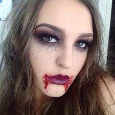 Any Other Vampire Diaries Fans I Did This Today And Had So Much Funnn The Veins Are My Favourite Part B Vampire Eyes Halloween Eyes Vampire Makeup Halloween