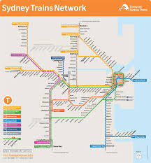 This map shows sydney trains network. The Top Ten Sydney Trains Challenges