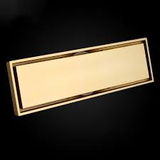 Regular price $306.85 now only $248.20 19% off. Gold Pure Copper Brass 300 83mm Bathroom Rectangle Linear Invisible Shower Drain Floor Strainer Drainer With Tile Insert Grate Shower Drain Drain Floorfloor Drainer Aliexpress