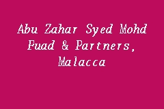 A digital media strategist with experiences in content, ecommerce & marcomm for more than 12 years. Abu Zahar Syed Mohd Fuad Partners Malacca Firma Guaman