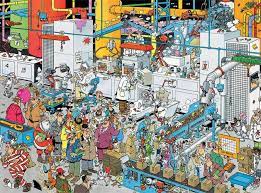 Suitable for ages 12 years and up. Jan Van Haasteren Candy Factory 1000 Piece Puzzle Puzzle Art Candy Factory Puzzle Shop