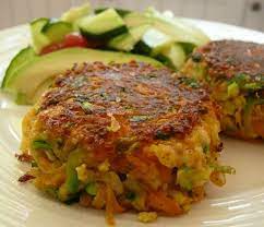 Halloumi And Courgette Herb Cakes The Yummy Blog Gordon Ramsey Recipes Gordon Ramsay Home Cooking Vegetarian Recipes
