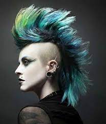 Mohawk Colortastic Punk Haircut Rock Hairstyles Goth Hair