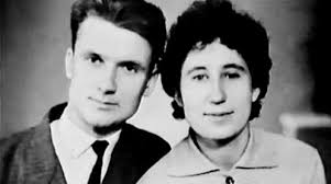 Photographs showing some of the most notorious serial killers alongside  their wives. (From left to right) Judith Mawson, wife of Gary Ridgway.  Feodosia Odnacheva, wife of Andrei Chikatilo. Carole Hoff, wife of