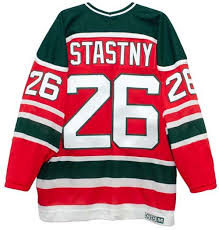 Peter Stastny New Jersey Devils Vintage Ccm Jersey Size Xl
