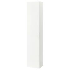 Godmorgon/tolken bathroom cabinet, kasjön light grey/marble effect 122x49x60 cm. Godmorgon High Cabinet White 40x32x192 Cm Ikea