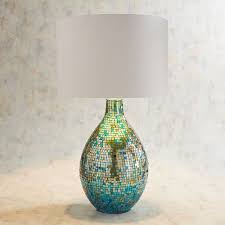 Turquoise Mosaic Table Lamp Table Lamp Lamp Best Desk Lamp