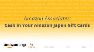 Receive the redeemable code instantly by email and start shopping! Amazon Associates Cash In Your Amazon Japan Gift Cards