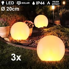 Zusammenfassend, sofern sie lampen auswählen, haben sich verpflichtet sie. Etc Shop Led Gartenstrahler 3er Set Led Solar Steck Lampen Feuer Effekt Kugel Leuchten Garten Deko Terrassen Aussen Beleuchtung Online Kaufen Otto