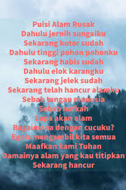 10 Puisi Alam Tentang Keindahan Alam Indonesia Sajak Twitter