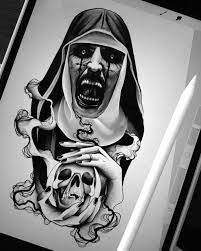 The horror tattoos are made in dark and intense shades of colors. Sketches Tattoo On The Theme Of Horror Scary Tattoos Horror Tattoo Tattoo Themes