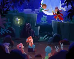 Joey Chou Art Peter Pan Fighting Captain Hook Peter Pan Luchando Contra El Capitan Garfio Dgiiirls Disney Art Downtown Disney Disney