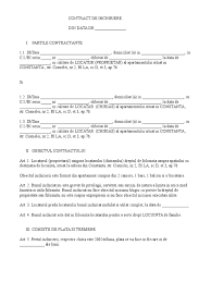 Obtine acum un model de contract de inchiriere in format.pdf,.docx sau.odt in forma sa actualizata pentru 2020.totodata, puteti pur si simplu. Contract Inchiriere Spatiu