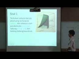 Kita akan menghitung volume benda padat di bawah permukaan 3x + 6y + 4z − 12 = 0 atau 3 4 (4 − x − 2y ) dan di atas daerah s. 13 3 Integral Lipat Dua Atas Daerah Bukan Persegi Panjang Youtube