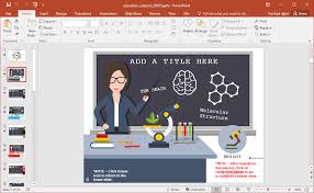 You can also add sound to increase the intensity of your animation effects. Animated Education Subjects Powerpoint Template