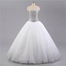 Sparkling Wedding Dress Ball Gown Stunning Crystal Beads Sequins Top Bridal Gowns Soft Tulle With Applique Edge Lace Up Back Wedding Dr Thời Trang Nữ Thời Trang