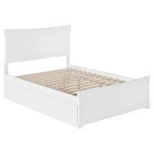 Our best selling jubilee bunk bed with trundle is now available in surf white. Peer Favorite Leo Lacey Urban Full Trundle Platform Bed In White Ibt Shop