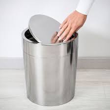 Savern Trash Can Stainless Steel Ikea In 2020 Trash Can Bathroom Trash Can Plastic Buckets